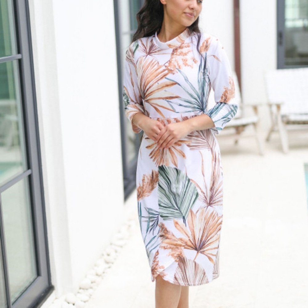ISO Sunset Scene Swim Dress